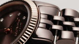 Michael Kors Lexington Three-Hand Brown Dial Brown Steel Strap Watch for Women - MK4844 Buy Now By Michael Kors