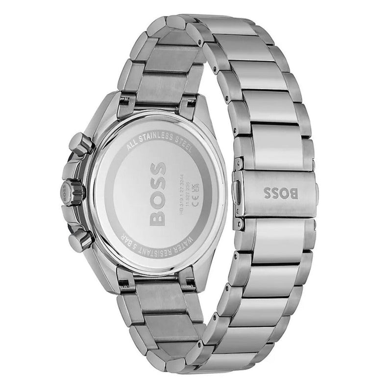 Hugo Boss Cloud Chronograph Blue Dial Silver Steel Strap Watch For Men - 1514015 Buy Now By Hugo Boss