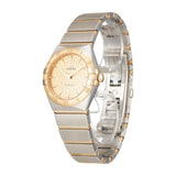 Shop Omega Constellation Manhattan Yellow Dial Two Tone Steel Strap Watch for Women - 131.20.28.60.08.001 in USA