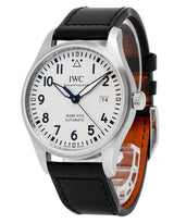 IWC Pilot's Watch Mark XVIII White Dial Black Leather Strap Watch for Men - IW327002 Buy Now By IWC