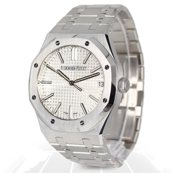 Audemars Piguet Royal Oak Automatic White Dial Silver Steel Strap Watch for Men - 15510ST.OO.1320ST.03