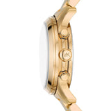 Michael Kors Runway Chronograph Blue Dial Gold Steel Strap Watch For Women - MK7353 Buy Now By Michael Kors