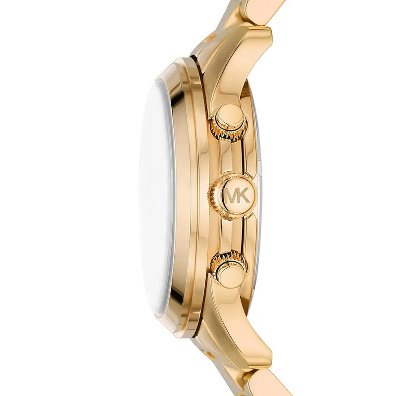Michael Kors Runway Chronograph Blue Dial Gold Steel Strap Watch For Women - MK7353 Buy Now By Michael Kors