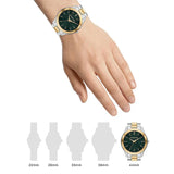 Michael Kors Slim Runway Quartz Green Dial Two Tone Steel Strap Watch for Women - MK9149 Buy Now By Michael Kors