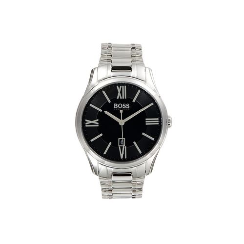 Hugo Boss Governer Black Dial Silver Steel Strap Watch for Men - 1513488 Buy Now By Hugo Boss