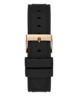 Guess Fusion Multifunction Black Dial Black Rubber Strap Watch For Women - GW0519L4 Buy Now By Guess