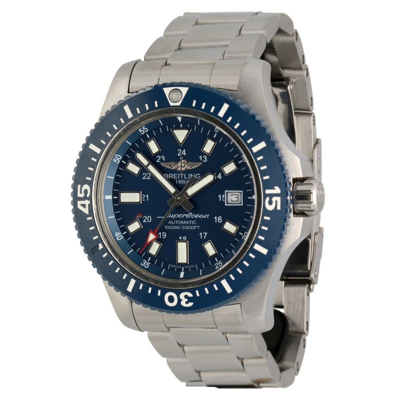 Shop Breitling Superocean II Special Mariner Blue Ceramic Bezel 44mm Mens Watch - Y1739316/C959 in USA