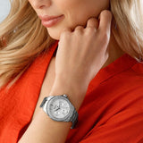 Shop Hugo Boss Premiere Silver Dial Silver Steel Strap Watch for Women - 1502442 in USA