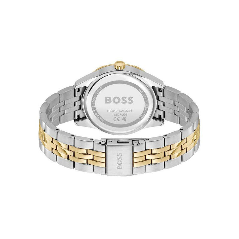 Hugo Boss Associate Blue Dial Two Tone Steel Strap Watch for Men - 1513976 Buy Now By Hugo Boss