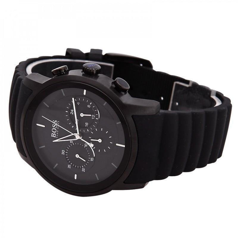 Hugo Boss Modern Black Dial Black Rubber Strap Watch for Men - 1512639 Buy Now By Hugo Boss