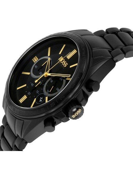 Hugo Boss Driver Black Dial Black Steel Strap Watch for Men - 1513277 Buy Now By Hugo Boss