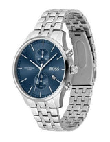 Hugo Boss Jet Blue Dial Silver Steel Strap Watch for Men - 1513384 Buy Now By Hugo Boss
