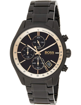 Hugo Boss Grand Prix Black Dial Black Steel Strap Watch for Men - 1513578 Buy Now By Hugo Boss