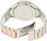 Hugo Boss Talent Chronograph Black Dial Two Tone Steel Strap Watch for Men - 1513584