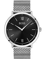 Hugo Boss Jackson Quartz Black Dial Silver Mesh Bracelet Watch For Men - 1513514 Buy Now By Hugo Boss