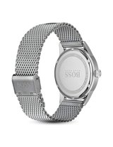 Hugo Boss Legacy Grey Dial Silver Mesh Bracelet Watch for Men - 1513673 Buy Now By Hugo Boss