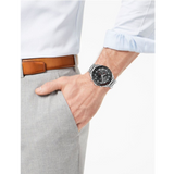Hugo Boss Intensity Chronograph Black Dial Silver Steel Strap Watch For Men - 1513680 Buy Now By Hugo Boss