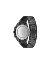 Hugo Boss Champion Black Dial Black Steel Strap Watch for Men - 1513960 Buy Now By Hugo Boss