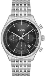 Hugo Boss Gregor Chronograph Black Dial Silver Steel Strap Watch For Men - 1514082 Buy Now By Hugo Boss