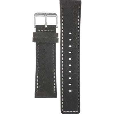 Hugo Boss Aero Chronograph Black Dial Black Leather Strap Watch for Men - 1513770 Buy Now By Hugo Boss