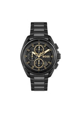 Hugo Boss Volane Black Dial Black Steel Strap Watch for Men - 1513950 Buy Now By Hugo Boss