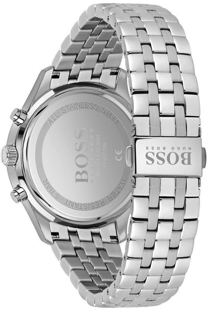 Hugo Boss Associate Blue Dial Silver Steel Strap Watch for Men - 1513839 Buy Now By Hugo Boss