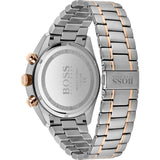 Hugo Boss Champion Chronograph Black Dial Two Tone Steel Strap Watch for Men - 1513819 Buy Now By Hugo Boss