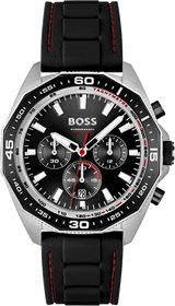 Hugo Boss Energy Chronograph Black Dial Black Silicon Strap Watch For Men - 1513969 Buy Now By Hugo Boss