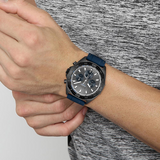 Hugo Boss Energy Chronograph Grey Dial Green Rubber Strap Watch For Men - 1513972 Buy Now By Hugo Boss