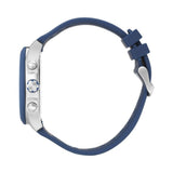 Hugo Boss Velocity Chronograph Black Dial Blue Rubber Strap Watch for Men - 1513717