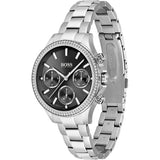 Hugo Boss Hera Black Dial Silver Steel Strap Watch for Women - 1502593 Buy Now By Hugo Boss