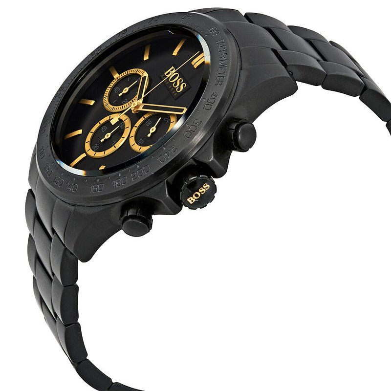 Hugo Boss Ikon Black Dial Black Steel Strap Watch for Men - 1513278 Buy Now By Hugo Boss