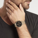 Hugo Boss Integrity Chronograph Grey Dial Gold Steel Strap Watch for Men - 1513781 Buy Now By Hugo Boss