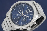 Hugo Boss Professional Chronograph Blue Dial Silver Steel Strap Watch for Men - 1513527 Buy Now By Hugo Boss