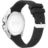Shop Hugo Boss Velocity Black Dial Black Leather Strap Watch for Men - 1513716 in USA
