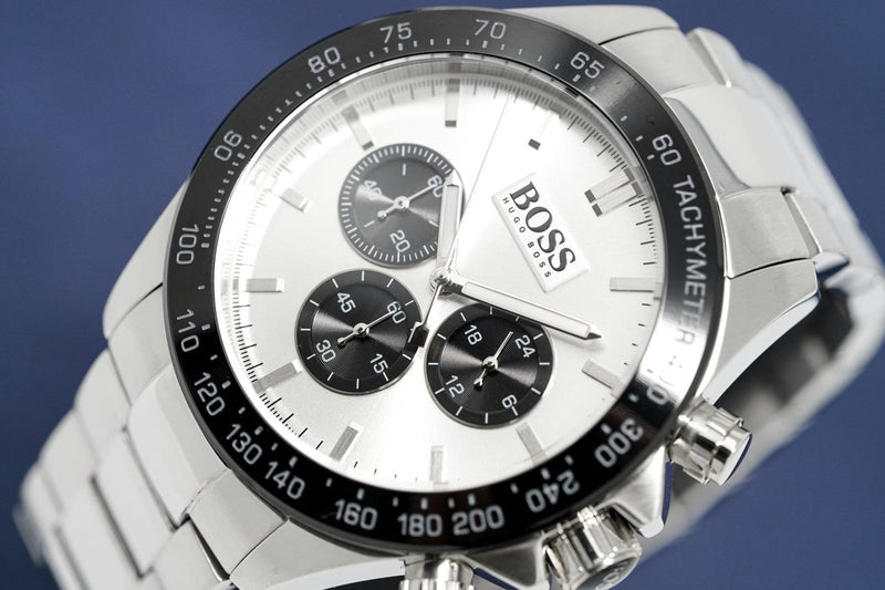 Hugo Boss Ikon White Dial Silver Steel Strap Watch for Men - 1512964 Buy Now By Hugo Boss