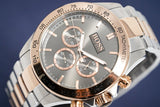 Hugo Boss Ikon Grey Dial Two Tone Steel Strap Watch for Men - 1513339 Buy Now By Hugo Boss