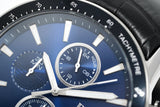 Hugo Boss Rafale Chronograph Quartz Blue Dial Black Leather Strap Watch For Men - HB1513391 Buy Now By Hugo Boss