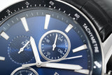Hugo Boss Rafale Chronograph Blue Dial Black Leather Strap Watch For Men - 1513391 Buy Now By Hugo Boss