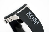 Shop Hugo Boss Velocity Black Dial Black Leather Strap Watch for Men - 1513716 in USA