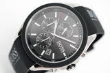 Shop Hugo Boss Velocity Black Dial Black Leather Strap Watch for Men - 1513716 in USA