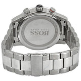 Shop Hugo Boss Rafale Chronograph Black Dial Silver Steel Strap Watch for Men - 1513509 in USA