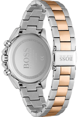 Hugo Boss Novia Brown Dial Two Tone Steel Strap Watch for Women - 1502617 Buy Now By Hugo Boss
