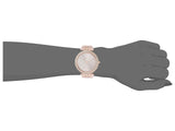 Michael Kors Darci Rose Gold Dial Two Tone Steel Strap Watch for Women - MK4327