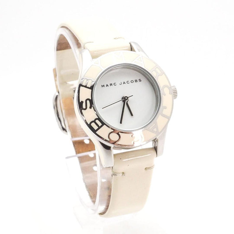 Marc Jacobs Blade White Dial White Leather Strap Watch for Women - MBM1098 Buy Now By Marc Jacobs