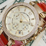 Michael Kors Parker Gold Dial Two Tone Steel Strap Watch for Women - MK6139 Buy Now By Michael Kors