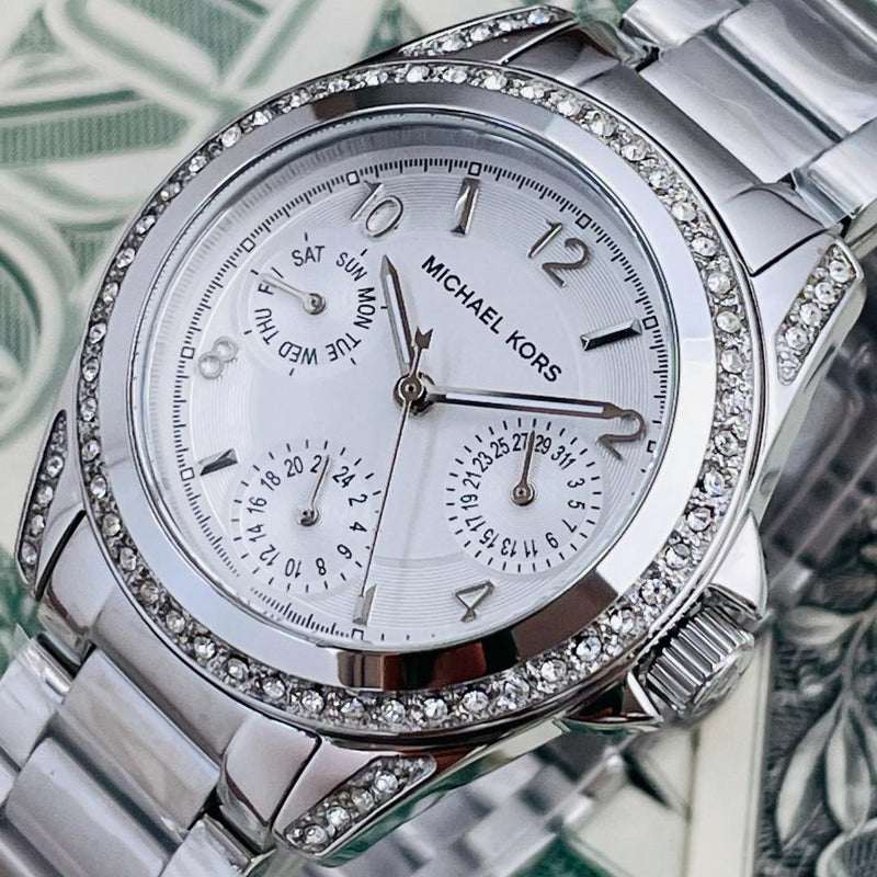 Michael Kors Blair Silver Dial SIlver Steel Strap Watch for Women - MK5612 Buy Now By Michael Kors