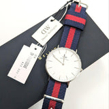 Daniel Wellington Classic Oxford White Dial Two Tone NATO Strap Watch For Women - DW00100046 Buy Now By Daniel Wellington