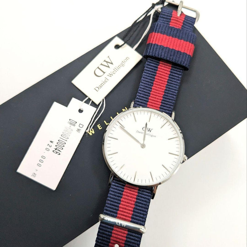 Daniel Wellington Classic Oxford White Dial Two Tone NATO Strap Watch For Women - DW00100046 Buy Now By Daniel Wellington