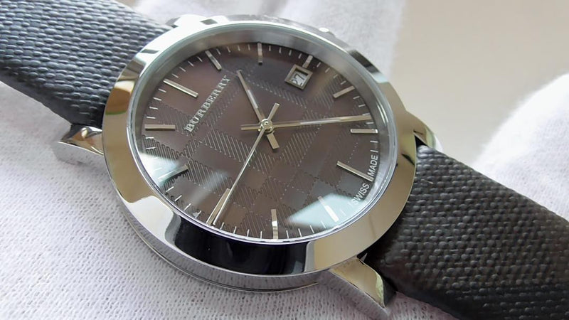 Burberry Smoked Brown Dial Brown Leather Strap Watch for Women - BU1775 Buy Now By Burberry